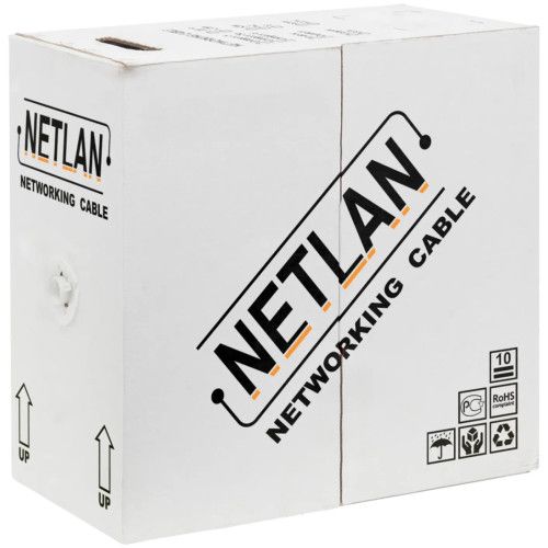 Кабель NETLAN UTP 4 пары, Кат.5e ССА PVC,305m - 1